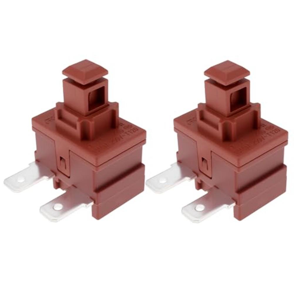 15A Current Power Button Switch AC125V Voltage Easy Installation