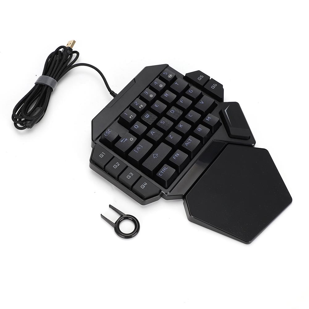Клавиатура для управления одной рукой с RGB-подсветкой и функцией макроопределения
