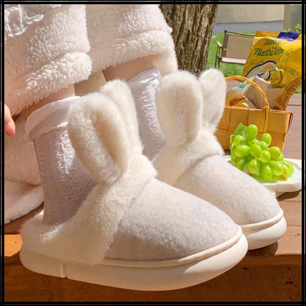 White Fang Fluffy Cotton One Size Fits RS021 Slippers, All, Comfortable, Cute, Women's, (Pink)