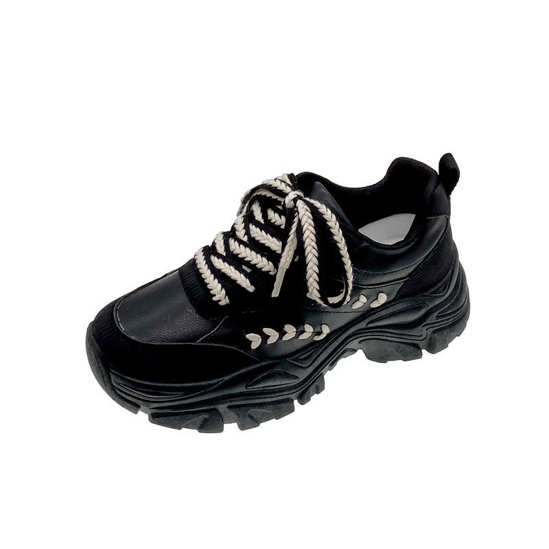 Обувь для папы, детская весенняя новинка, модная универсальная спортивная обувь для студентов на платформе