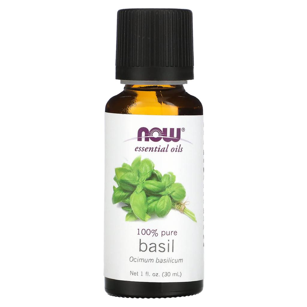Now Foods Essential Oil, Basil, 1 Fl Oz (30 Ml)