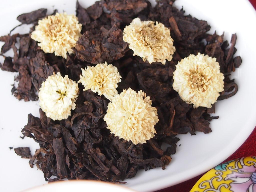 Чай Чэнь Нянь Хризантема Чай Чэнь Нянь из Юньнань Чайные пакетики 31 пакетик Пуэр (Использует Провинция Пуэр)