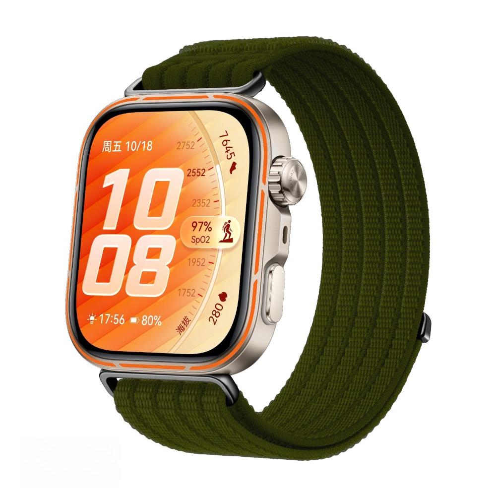 Официальный нейлоновый плетеный ремешок с петлей для HUAWEI WATCH FIT 5/4 Pro. Удобный, дышащий ремешок для Huawei Watch Fit 5-4-3.