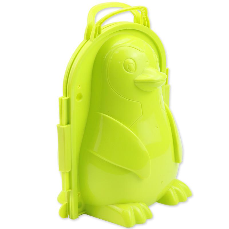 Cartoon-Penguin Snowball Maker Clip Tool Kids Toy for Winter Outdoor Sports