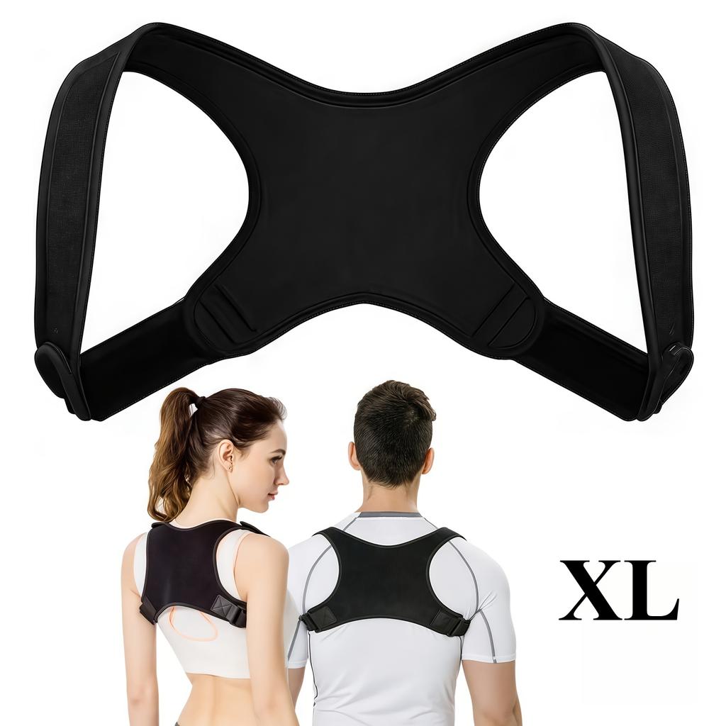 Цельный невидимый корректор осанки спины, регулируемые коррекционные ремни для взрослых мужчин и женщин, сидячая осанка, ключичные ремни