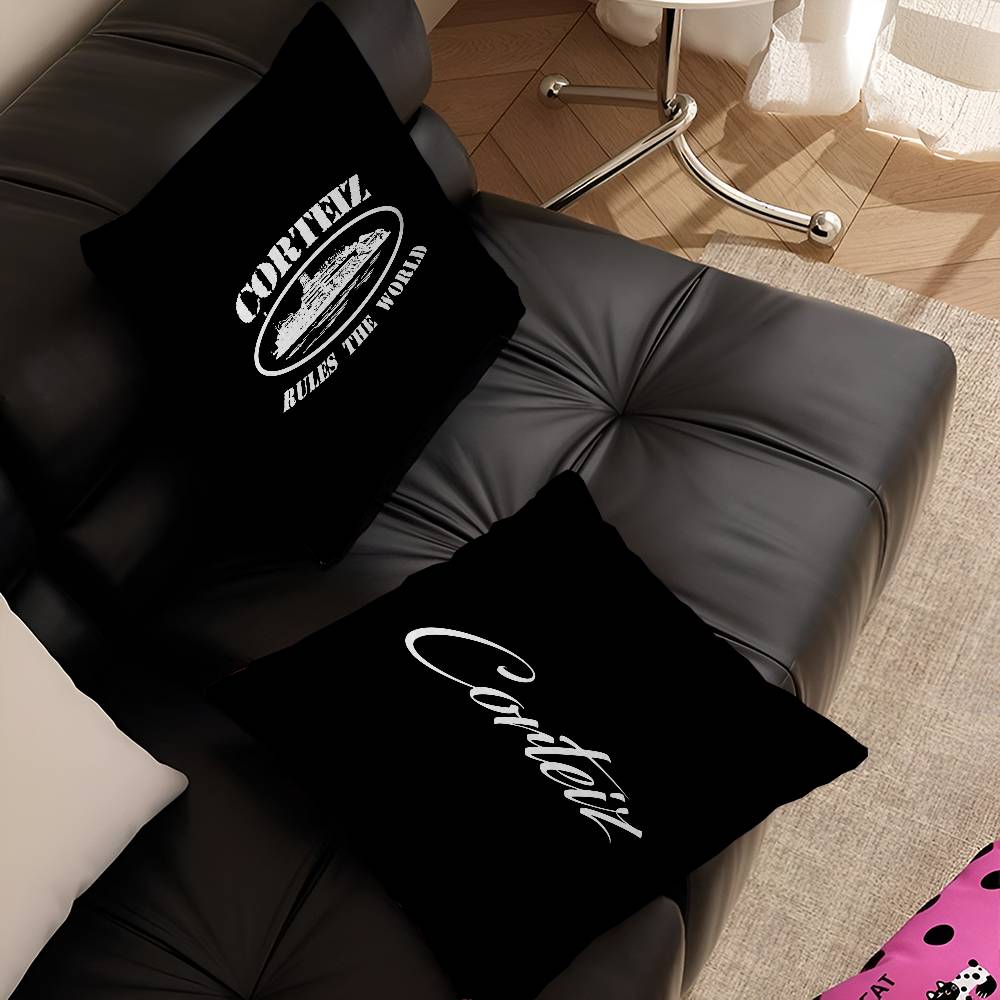 Hot Fashion C-Corteizs Pillow Cover Sofa Cushion Cover Home Room Decoration Children Gift