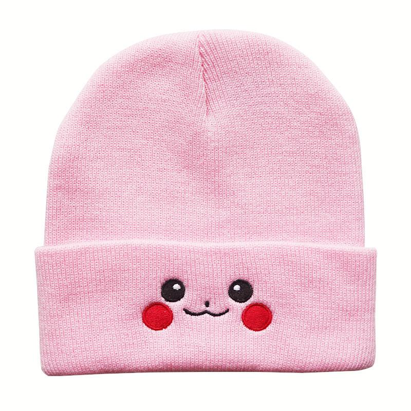 Популярные европейские и американские осенние и зимние шапки, мультяшные милые глаза, шерстяные шапки, теплые вязаные шапки для улицы для мужчин и женщин