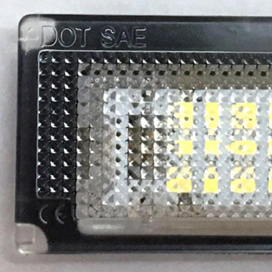 2 шт. 6500K 18 светодиодных ламп освещения номерного знака автомобиля для BMW Mini Cooper R50 R52 R53