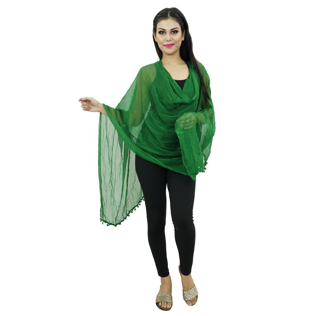 Длинные палантины из шифоновой смеси Dupatta, женские индийские шарфы с запахом, Chunni Indian