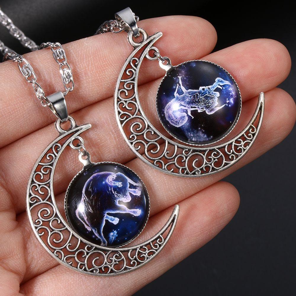 Мода гороскоп астрология созвездие ожерелье кулон зодиака Лев Весы Скорпион Стрелец