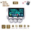 Автомобильное радио на базе Android, стерео для Honda Jazz City 2004-2007, 2 Din, мультимедийная навигация Carplay, авторадио, GPS, WIFI, головное устройство, 4 + 64 ГБ