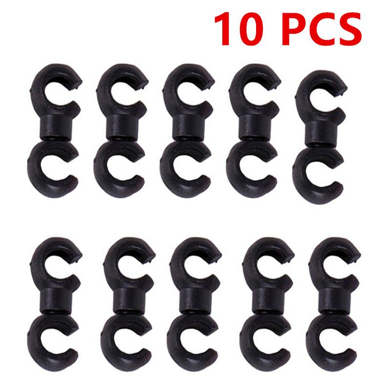 10PCS Bicycle MTB Brake Cable Clips S Shaped Bicycle Brake Lines Hose Hook Clips Holder Guide Hose Buckle Clip For Cycling Tool