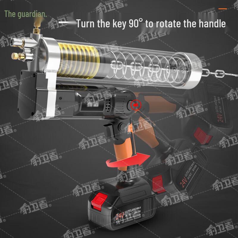 Беспроводной высоконапорный шприц для смазки Bao Wei Zhe 24 В