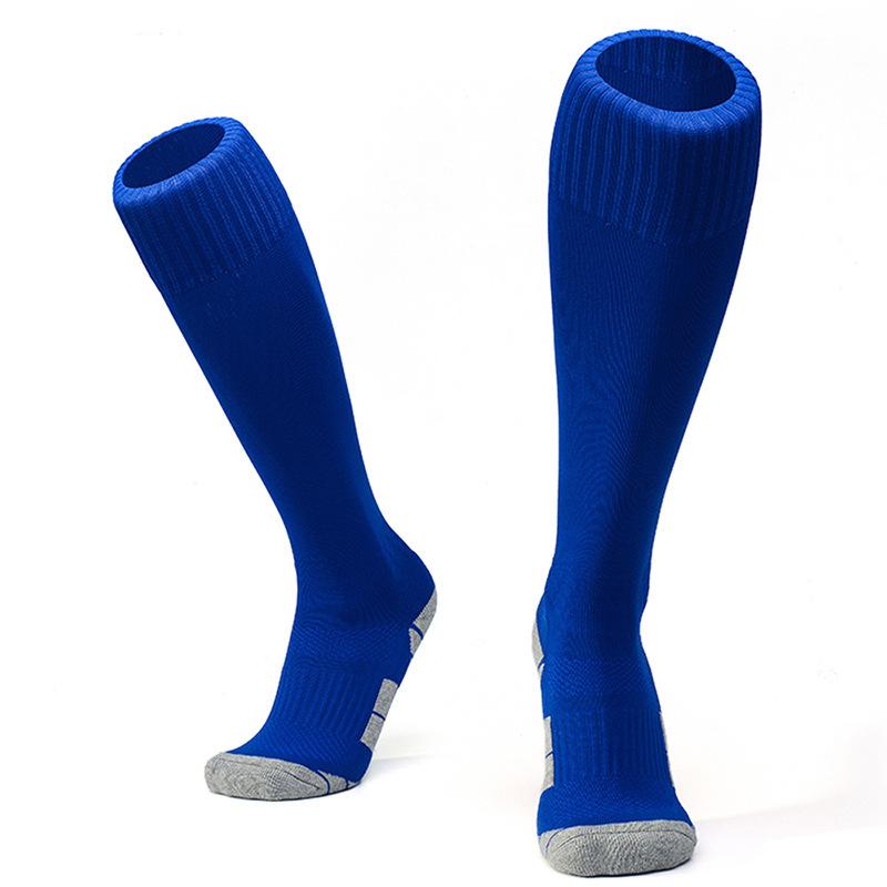 The Same Thickened Towel Bottom Long Football Socks Men'S Wear-Resistant Shock-Absorbing Knee Sports Socks