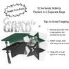 Cheerland 2025 Graduation Banner Party Decorations Green Graduation Cap Garland Kit Congrats Grad Supply for Prom Backdrop Decoration Ceiling Decor