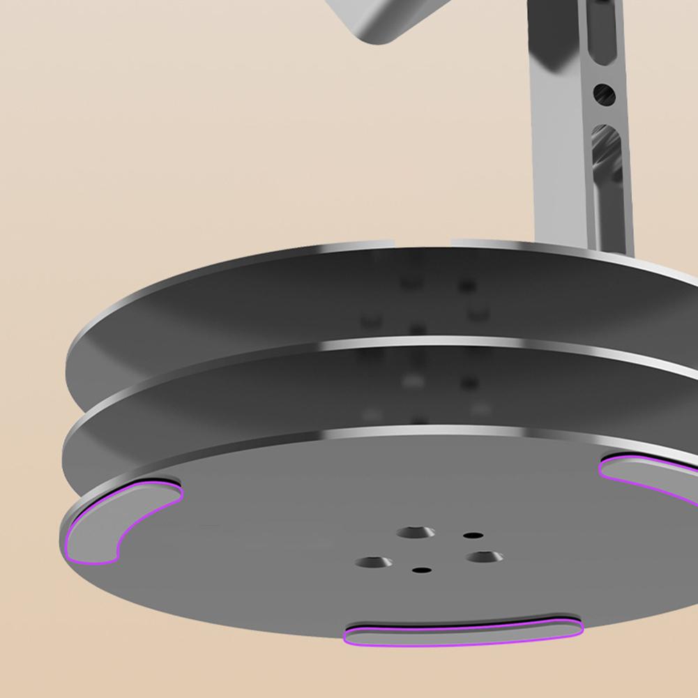 Полностью металлический держатель для мобильного телефона с вращением на 360 градусов, двухосевой складной многоугольный регулируемый для всех мобильных телефонов iPhone iPad