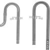 Stainless Lily Tube Inlet Outlet Adjustable Rod Aquarium Filter Connector for All Water Types