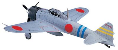 Hasegawa Авианосный истребитель Mitsubishi A6M2a Zero Type Type 11 1/48 #JT42