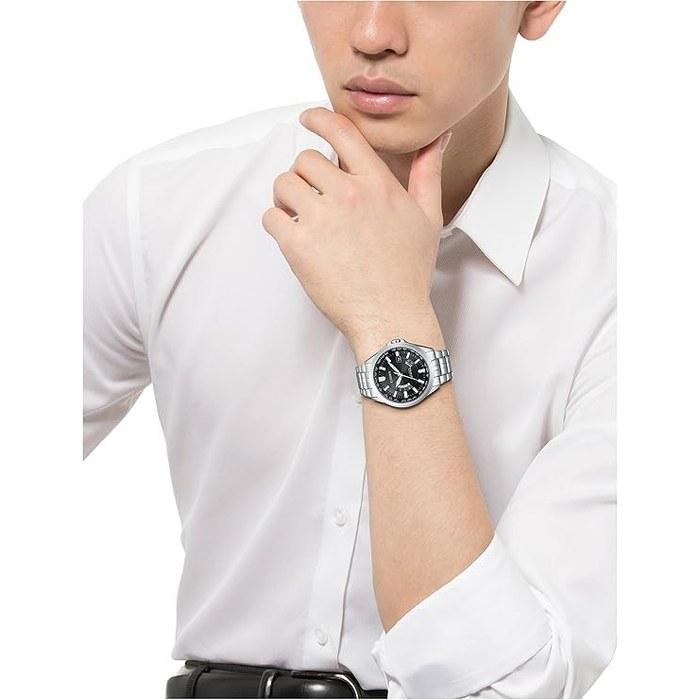 [Citizen] Watch Citizen Collection Eco-Drive Radio Watch Waterproof Black Night Colour Edition Men's (CB0011-69E White)