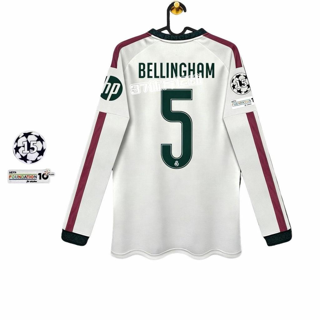 Retro long sleeve away jersey for Men Women, Japanese Style Vintage Streetwear