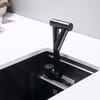304 Stainless Steel Folding Hidden Sink Faucet Folding Inside Open Window Small Single Sink Bar Hot and Cold Water Faucet