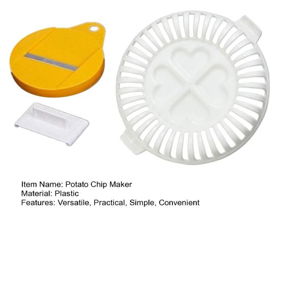 Microwave Potato Chip Maker Homemade Potato Chip Crisper Healthy Veggie Chips Vegetarian Vegan