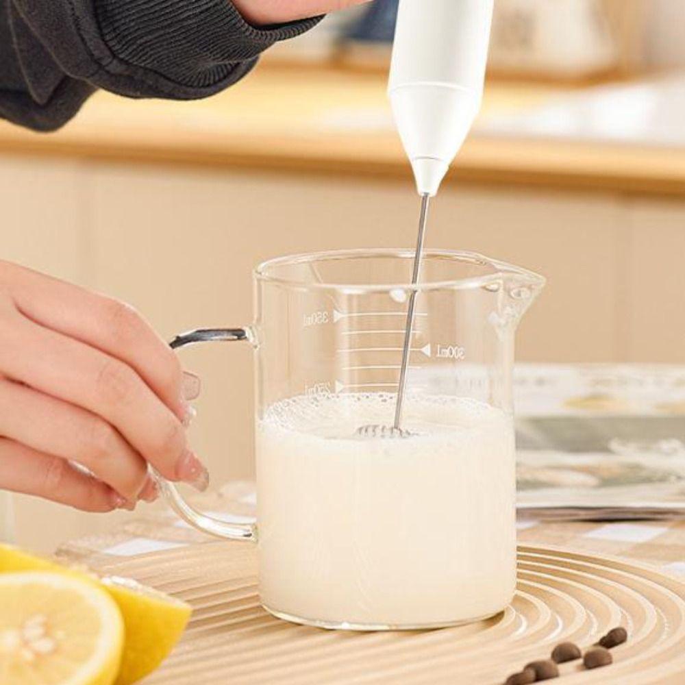 2 шт. Портативный электрический вспениватель молока Сделай сам Мини-пенообразователь Ручной венчик Приготовление капучино