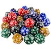 Dice D30 Polyhedral Dice Marble Effect Dice for Role Plsying Game Board Game Accessories