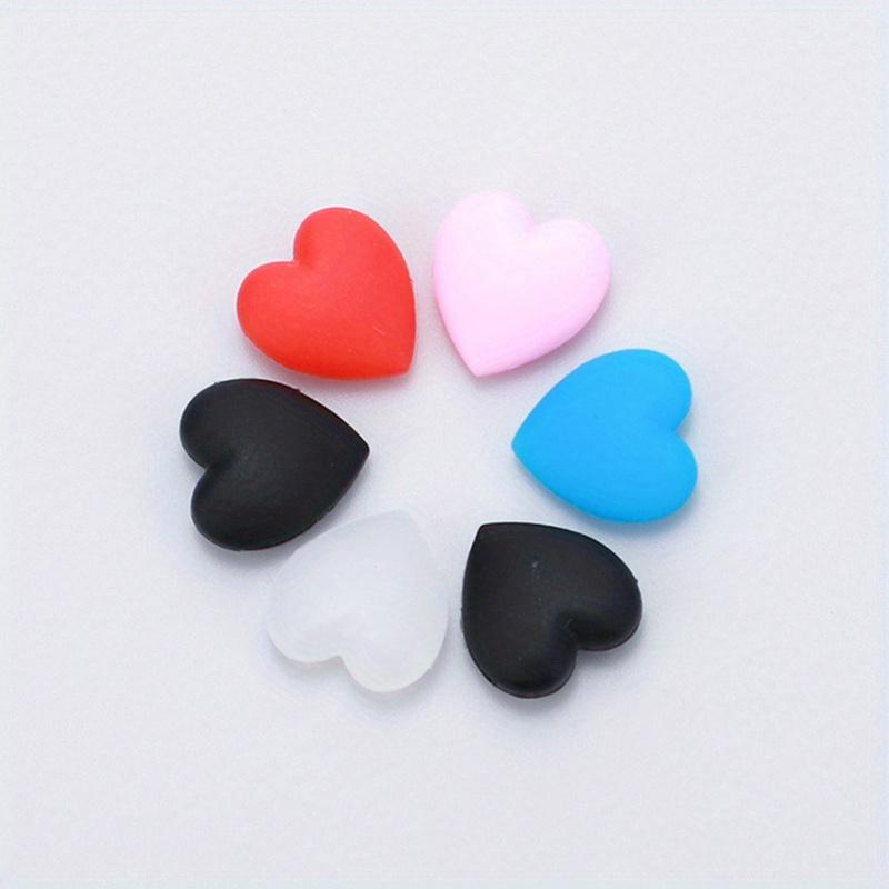 Heart-Shaped Silicone Glasses Ear Hooks - Non-Slip Sports Eyewear Retainers, Cute Love Design Glasses Holders for Active Lifestyles, Universal Fit