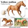 Oenux Оригинал Лесной Дикий Степной Конь Сельскохозяйственное Животное Лошадь Реалистичная Модель Фигурки Хафлингер Ферганский конь ПВХ Фигурки Игрушка Ребенок