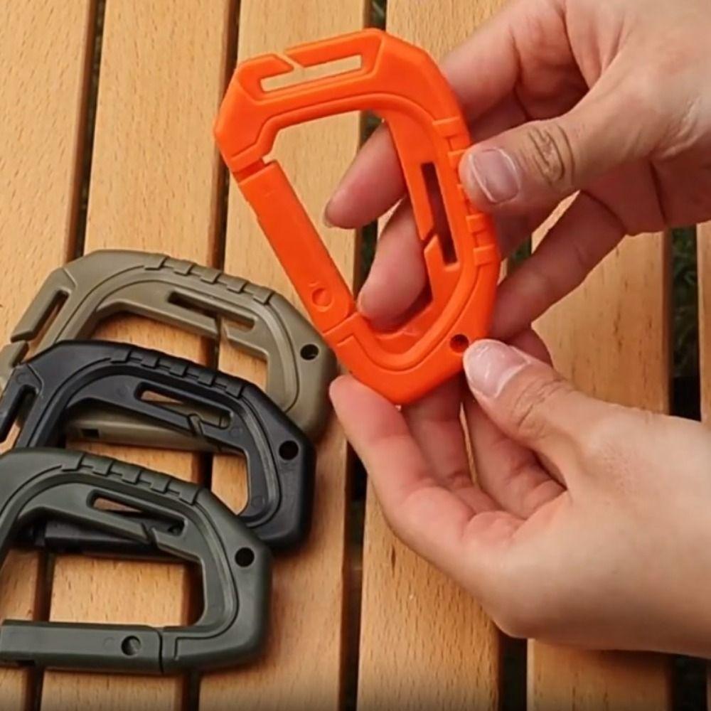 2 шт. 4 цвета быстроразъемная пряжка для подвешивания 90*58 мм пластиковый крючок новые большие D-образные крючки наружные инструменты