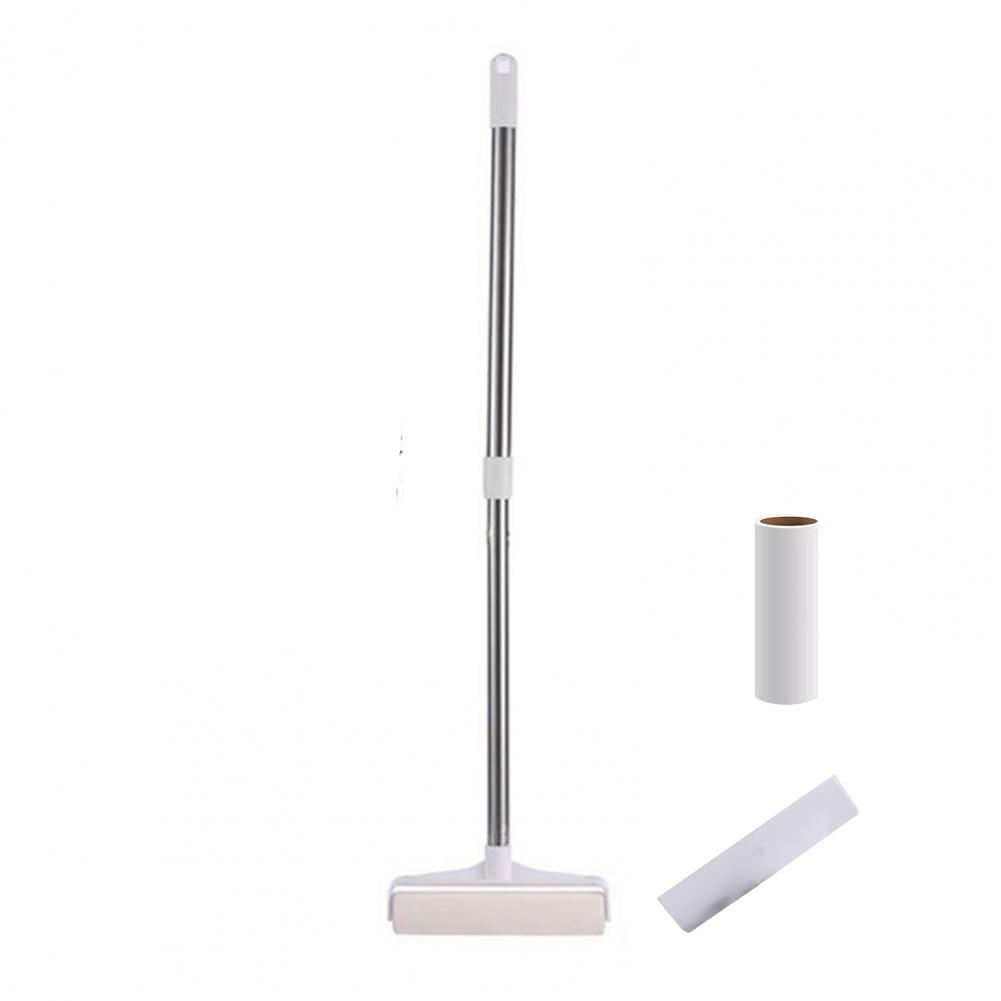 Reusable Pet Hair Remover Hair Sticker Roller Lint Roller with Retractable Handle for Hair Fluff Removal Adhesive Sofa