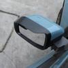 For -2024 Ford Maverick Gloss Black Look Side Mirror Rain Eyebrow Cover Trim