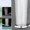 Hongdec High Pressure Handheld Shower Head  Luxury Modern Chrome Look Bathroom Shower Head