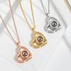 Love Heart-shaped Projection Necklace for Women's Family Portrait Custom Made Color Photos