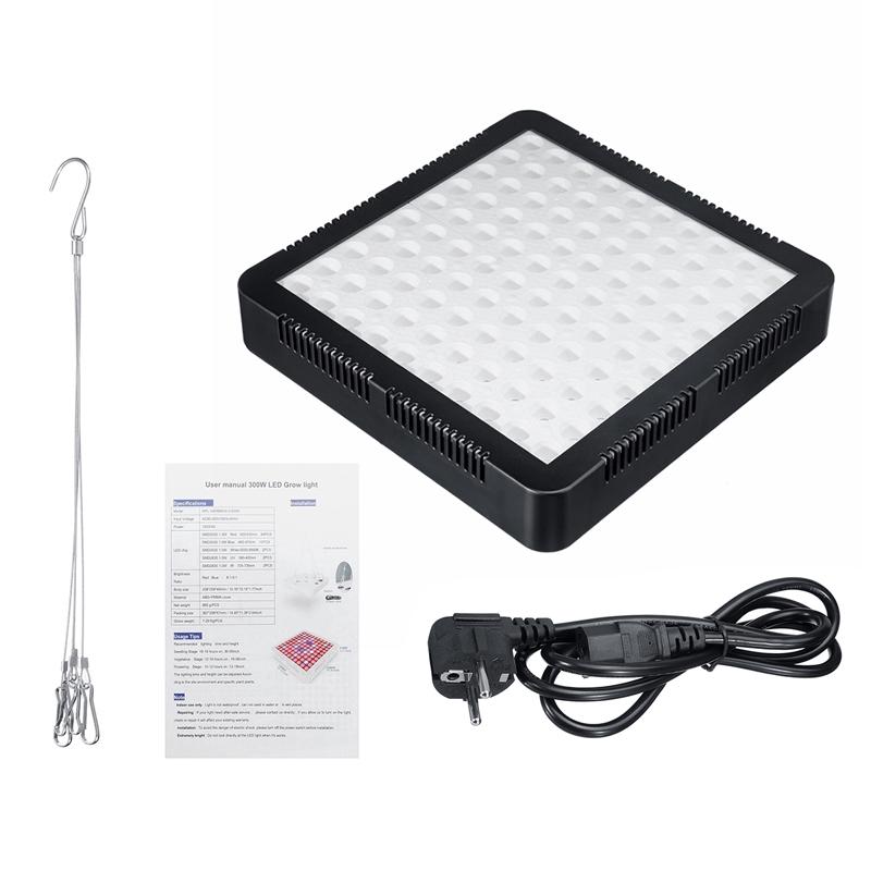2000 Вт Лампы для выращивания Светодиодная лампа для выращивания Полный спектр для теплицы В помещении Гидропоника Рассада растений Цветок Высокий урожай