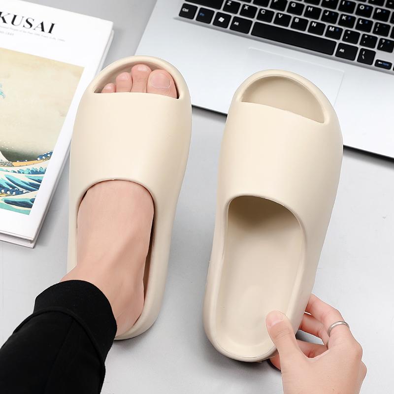 Большие размеры летних тапочек для мужчин и женщин EVA с мягкой подошвой для дома, сандалии, легкая пляжная обувь, мужские тапочки, шлепанцы