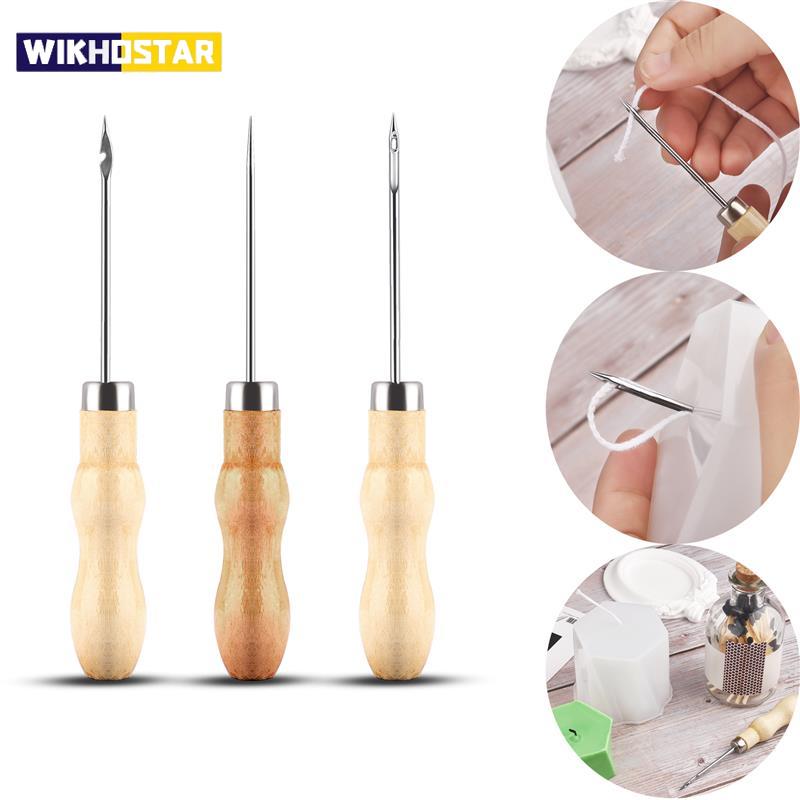 Круглый конус с отверстием для изготовления силиконовых форм своими руками, дырокол, ручная дрель, практичный гаджет, игла для пробивки фитиля свечи