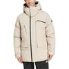 Adidas Warm Removable Hood Long Sleeve Down Jacket Men Jacket Beige JM4614
