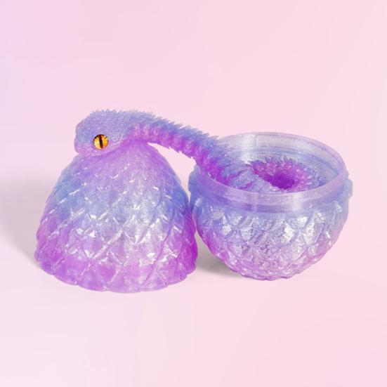 3D-печатная фигурка змеиного яйца с подвижными суставами, фигурка змеиной скорлупы