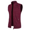 Men's Autumn/Winter Slim Fit Hooded Zipper Fleece Vest