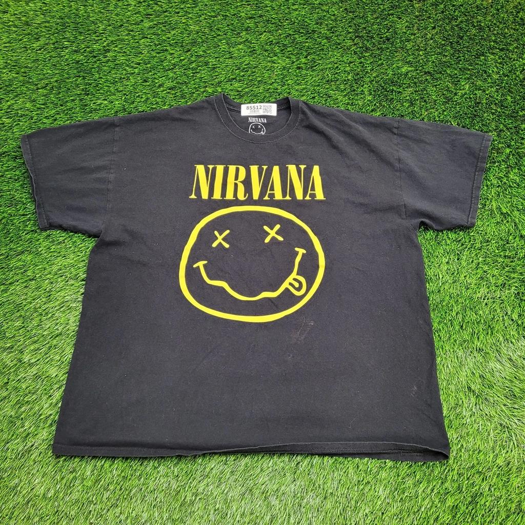 Футболка NIRVANA 2XL 25x28 Черная с надписью