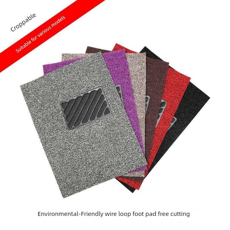 Auto Car Floor Mat Car E with Floor Mat Wire Ring Neutral Can Be Cut by Self-Cutting Single Main and Co-Pilot Car Floor Mat-