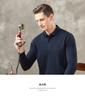 100% Sheepskin Knitted Jacquard Solid Color Sweater