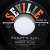 7-дюймовая пластинка MARCIE BLANE  Bobbys Girl 45120 Seville Records 1962 США Рок Б/у