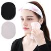 2Pcs Face Wash Sponge Portable Travel Reusable Lightweight Women Makeup Removal Facial Cleansing Gentle Exfoliating Pad Puff