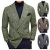Men's Spring Thin Casual Fashion Loose Single Lapel  Breasted Jacket