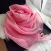 New Versatile Solid Color Dance Scarves Sunscreen Scarves With Good Drape Women'S Long Scarves And Gauze Scarves