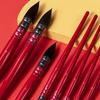 1 Pcs Red Fat Man Watercolor Gouache Brush Professional Art Painting Brush for Drawing High Quality Nylon Hair Artist Supplies