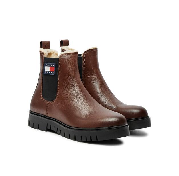 Ботинки челси Tommy Jeans EN0EN02626 коричневые